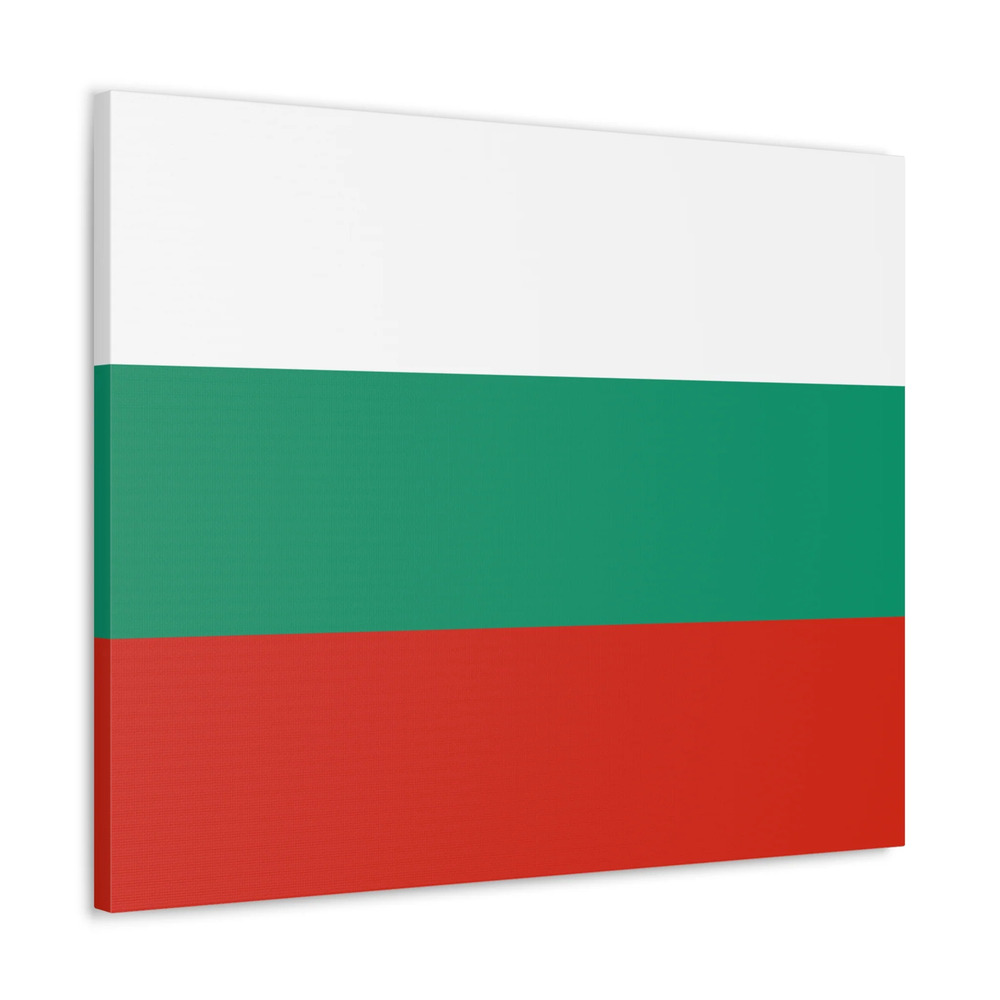 Bulgaria Country Flag Canvas Vibrant Wall Art Unframed Home Decor